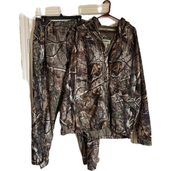 Gander Mountain Guide Series Tech20 Waterproof Camo Hunting Jacket & Pants Set - Picture 2 of 11
